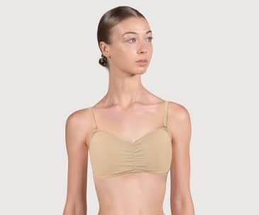 Gather Front Bandeau Bra