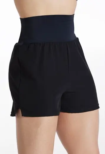 Woven Tech Wide Waist Shorts