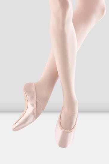 Satin ballet shoes